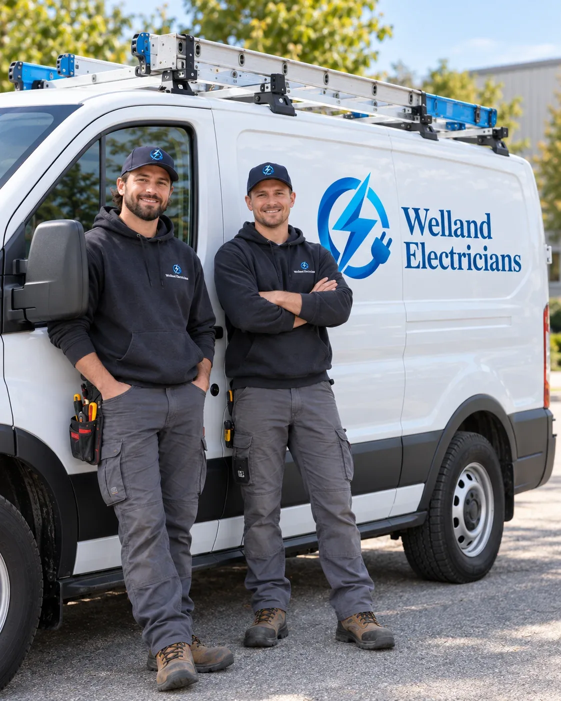 Welland electricians with service van