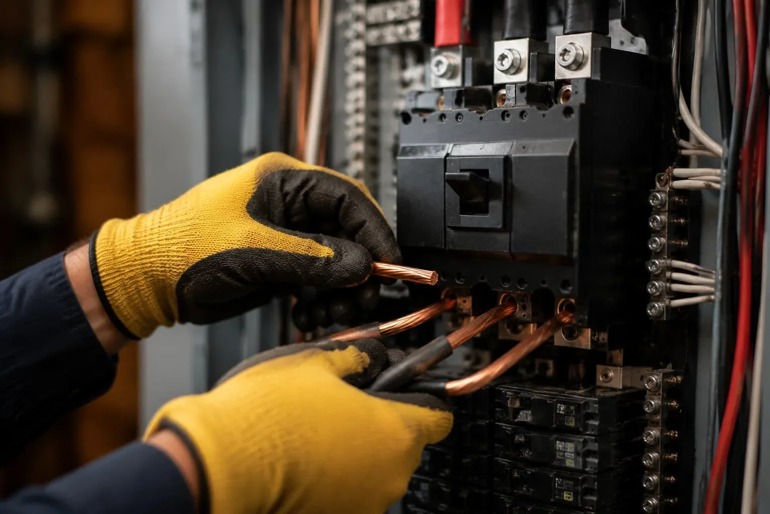 Electrician troubleshooting electrical problems in Welland Ontario